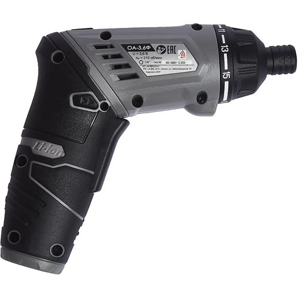 Аккумуляторная отвертка Интерскол ОА-3.6Ф с полным комплектом оснастки 89348684 STLM-0845195 - Вид №2
