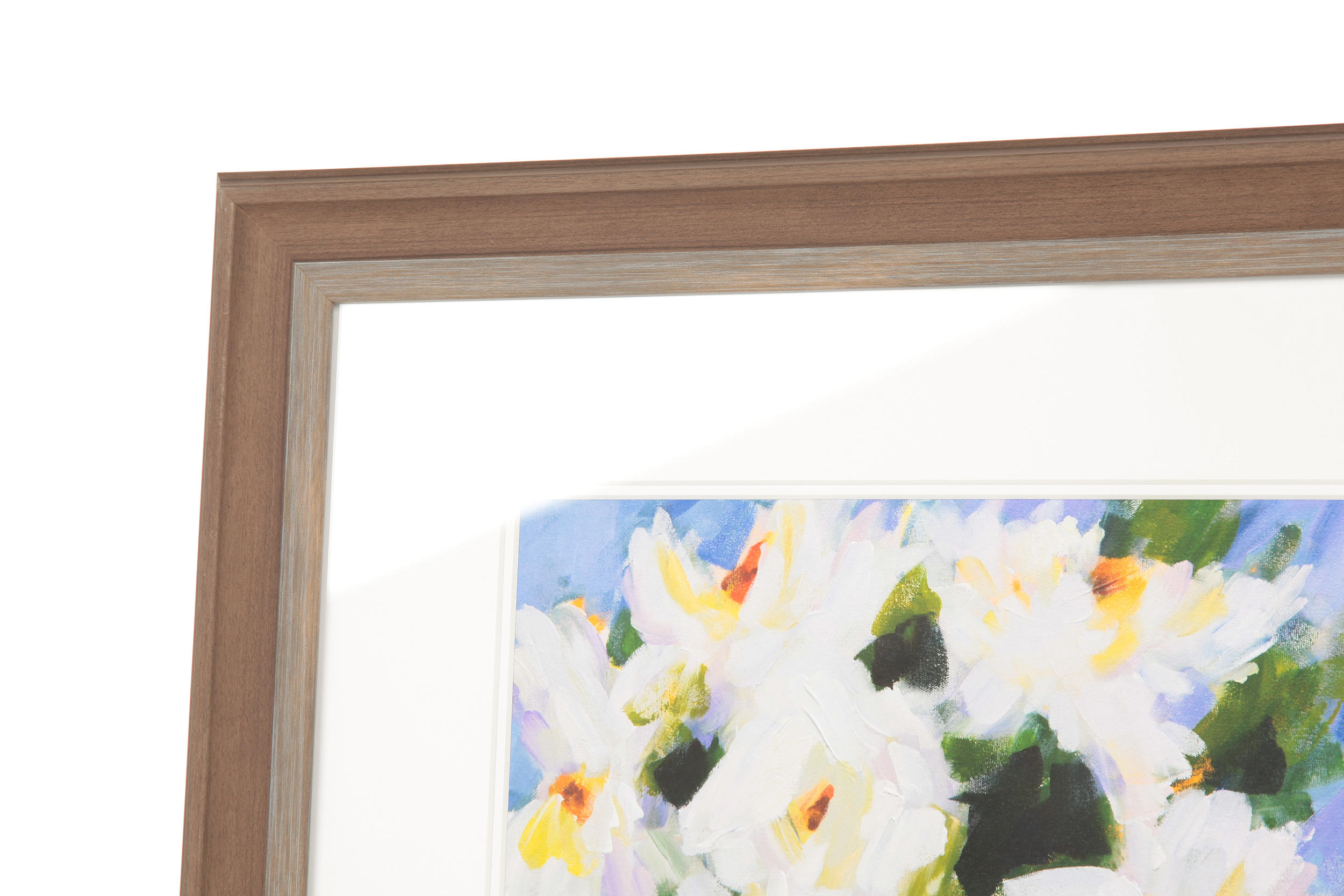 2000983161666 Постер Roses in White COSMO RED  - Вид №2