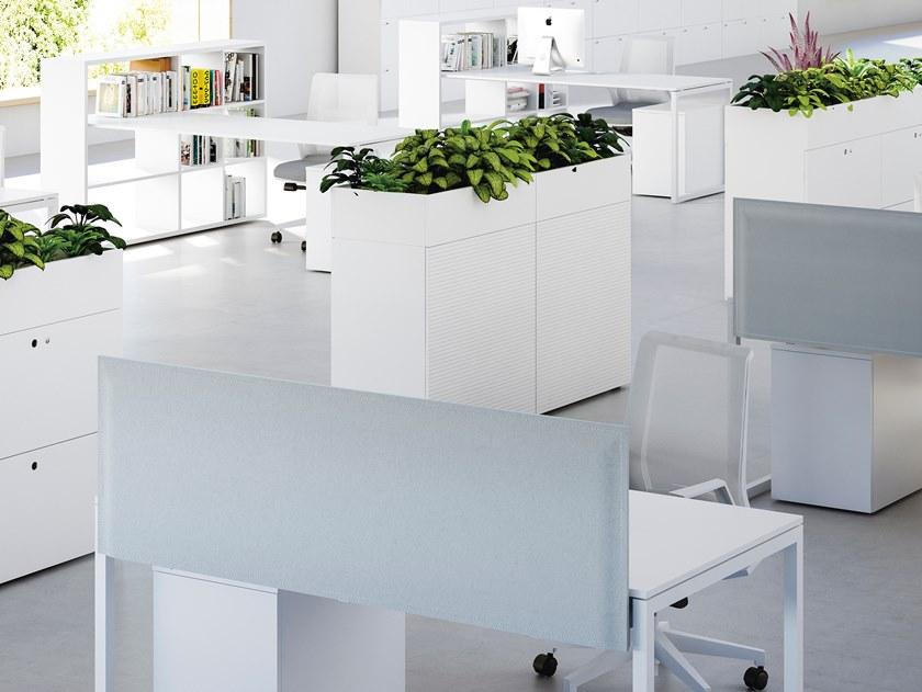 FANTONI Низкий прямоугольный пластиковый горшок для цветов Framework 2.0 sun-id-1452436 - Вид №1