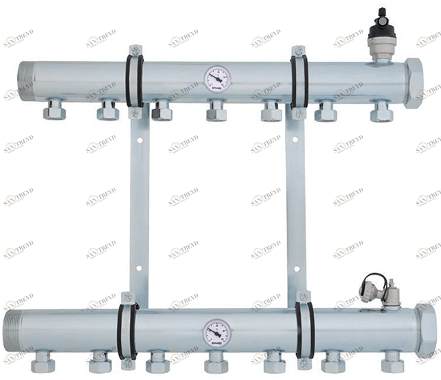 EMMETI Промышленный распределительный коллектор Collettori, cassette e valvole a sfera motorizzate sun-id-1501238