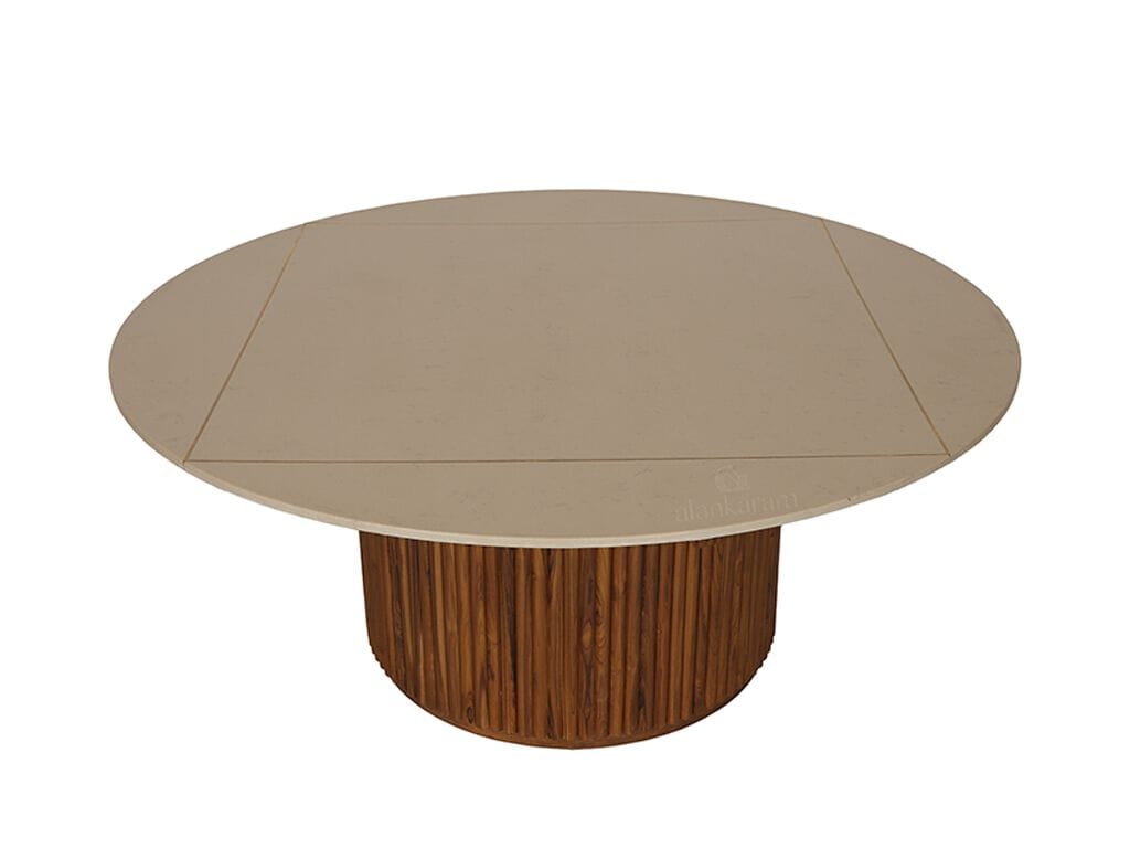 Круглый деревянный обеденный стол Alankaram OTUTU ARCH-00037278