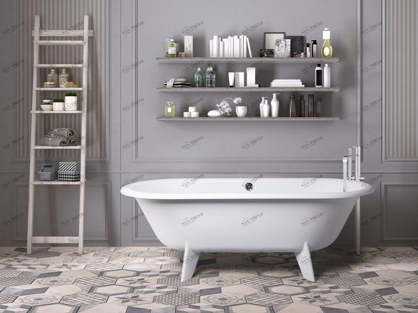 AQUAdesign Отдельностоящая овальная ванна на ножках Retro sun-id-1451809