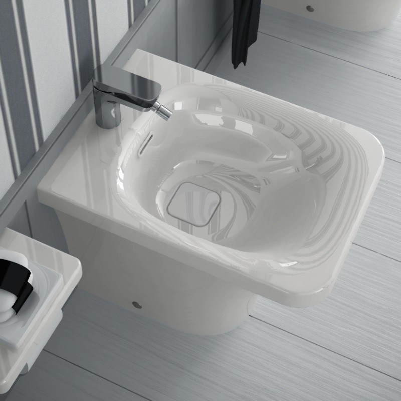 18917 Биде напольное FLAT Ceramica Hidra - Вид №4