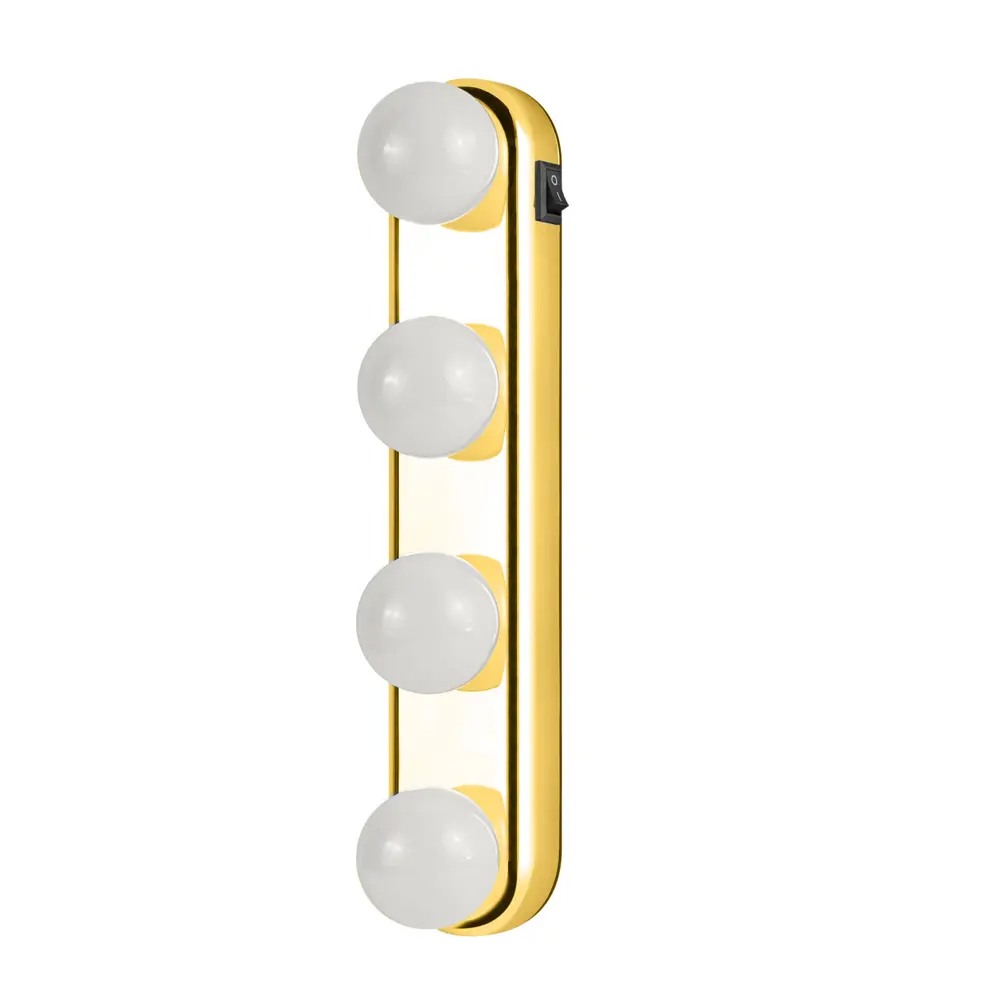 Светильник Rombica Beauty Gold LED на присоске 2 В нейтральный белый свет, цвет золото 83387880 STLM-2081685 