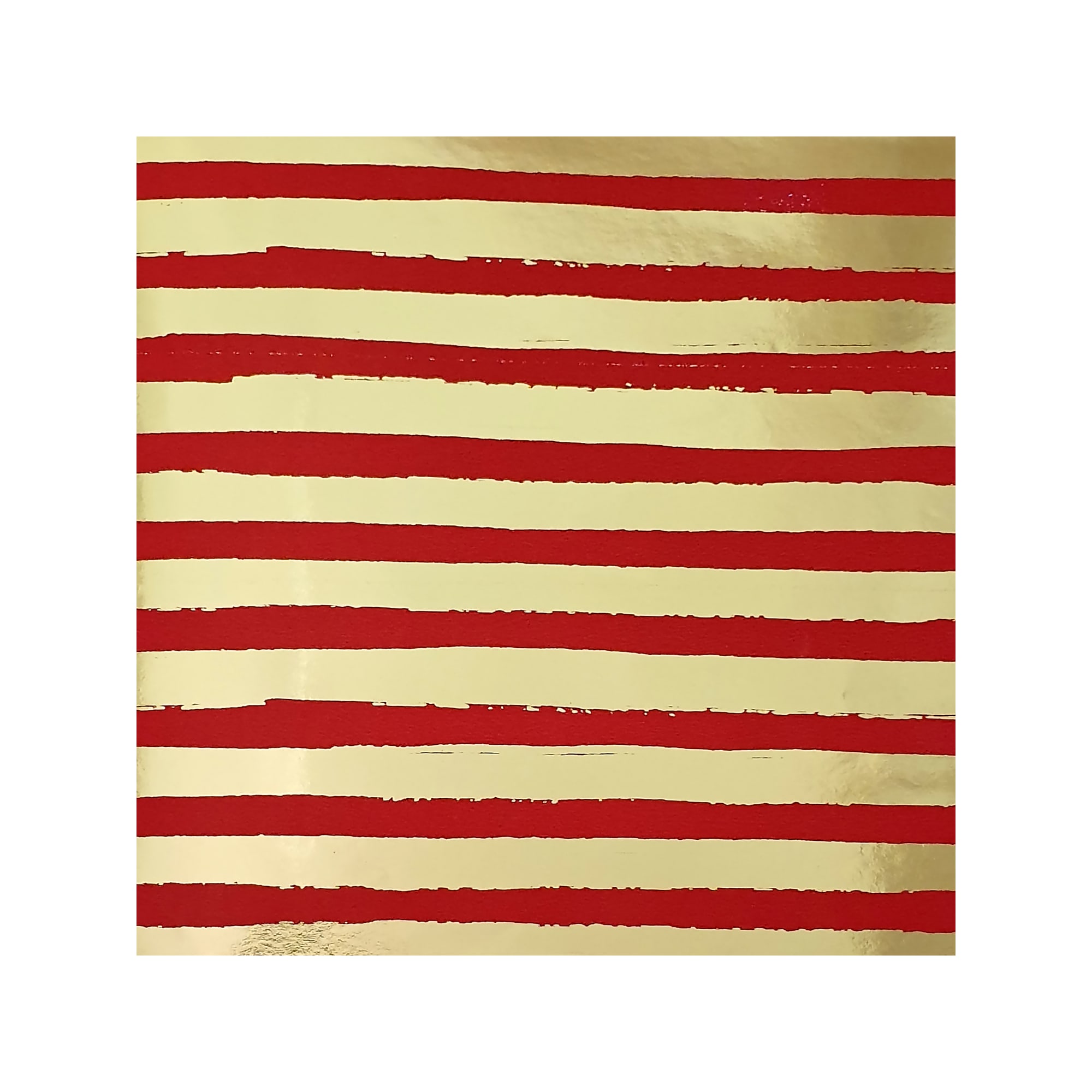 82801980 Бумага упаковочная «Красные полоски» 70х100 см Santreyd 