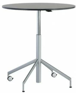 Wiesner-Hager Круглый регулируемый по высоте стол с колесами Veron