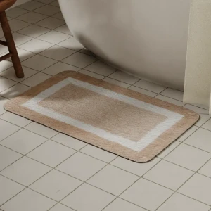 Коврик для ванной VIDAGE Рен - мягкий бежевый аксессуар 50x80 см 89380423
