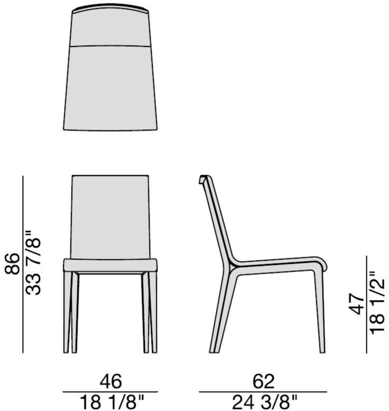 Porada Стул из орехового дерева Iron sun-id-1478452 - Вид №2