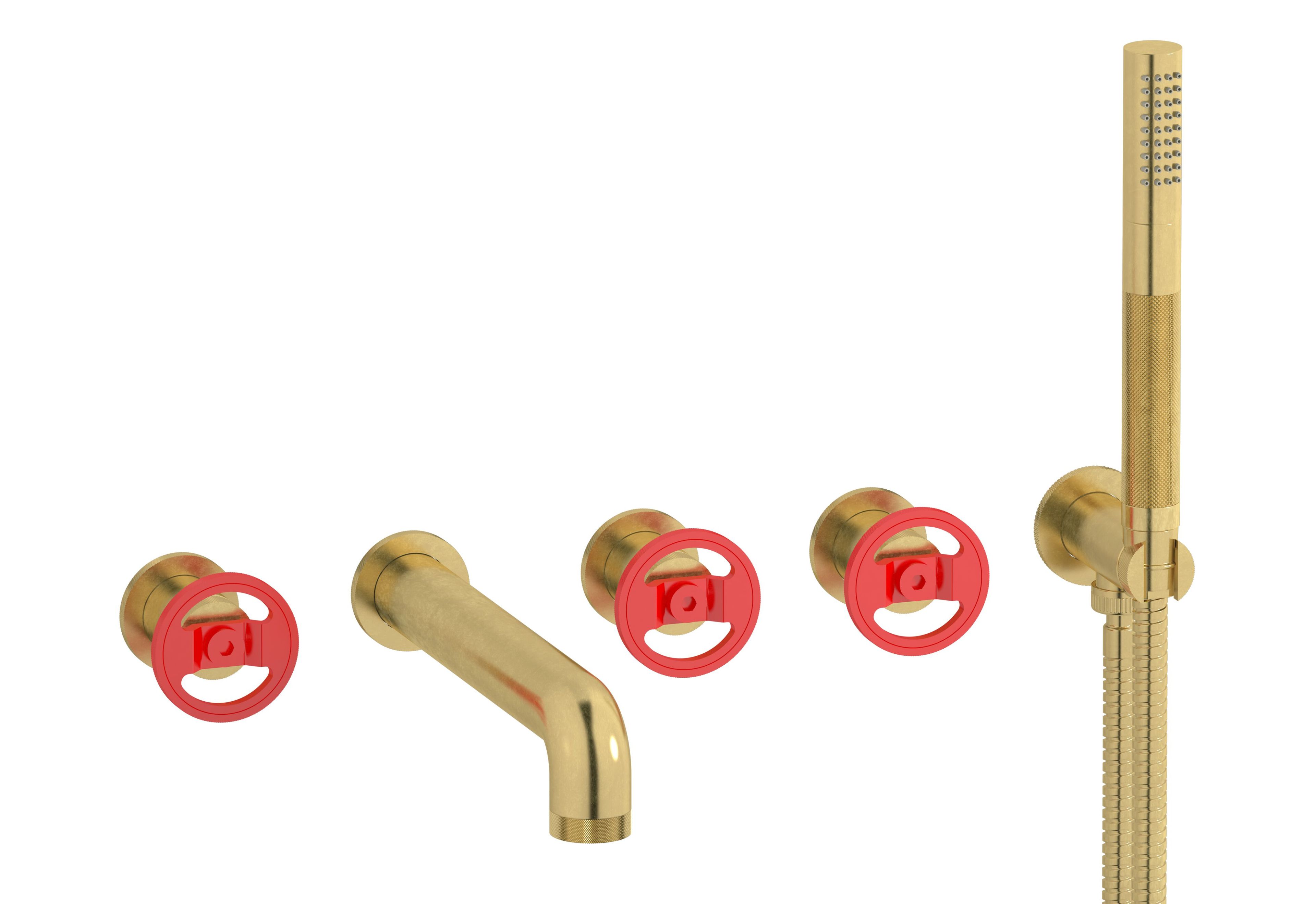 Набор настенных ванн с ручным душем IB Bold ARCH-00049280 - Вид №13