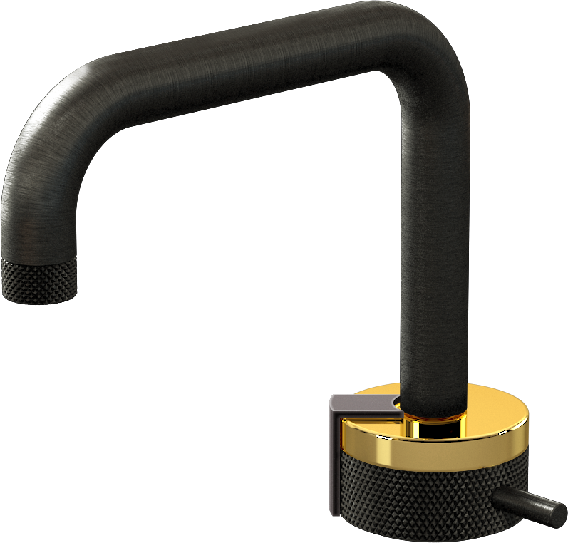 E-11500-R1AU-L2GM-BOX Однорычажный прогрессивный смеситель для раковины - излив 15,3см GRAFF MOD+