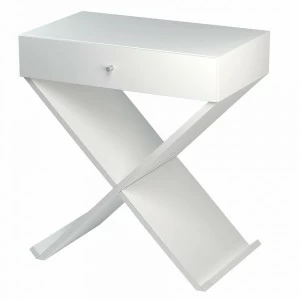 Тумбочка прикроватная белая Bonn BRAGIN DESIGN  256376 Белый