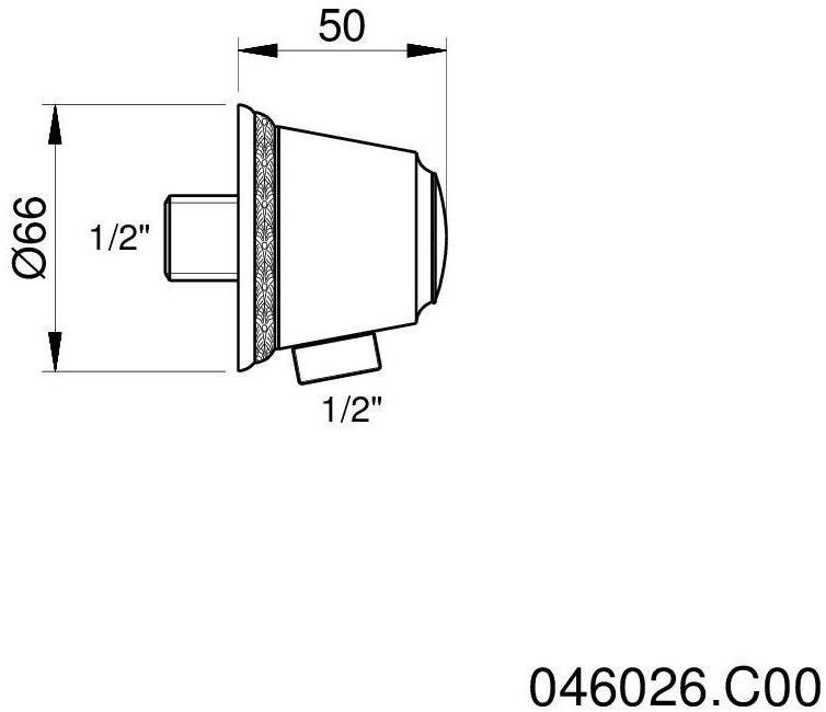 Bronces Mestre Металлический водозаборник Shower system 046026.c00.00 - Вид №1
