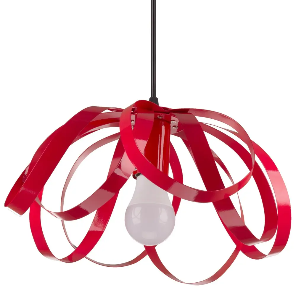 Подвес Makareno 1xE14х60 Вт, металл/пластик, цвет чёрный/красный LUMIN ARTE STLM-2171105 - Вид №1