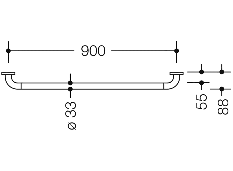 801.36D140 ручка для захвата HEWI HEWI active+  - Вид №1