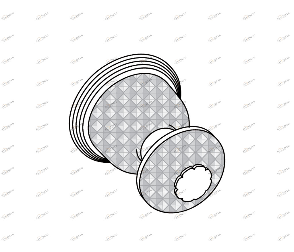 C47-228H C47-228H Настенный клапан 1/2 ″ H АЛМАЗНЫЙ КУПОЛ Cristal & Bronze DÔME DIAMANT 
