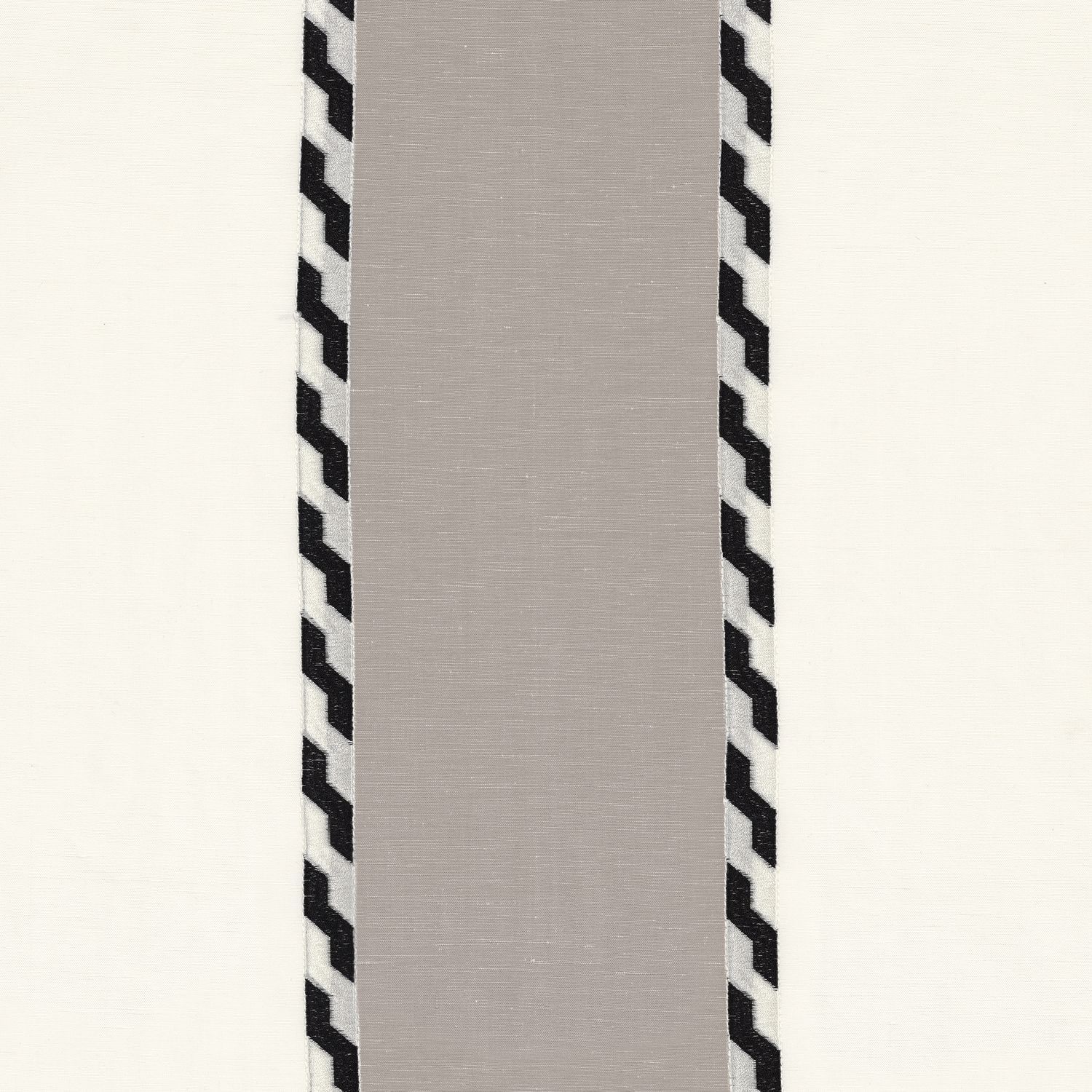 Полосатая вышитая ткань Casamance Symbiose ARCH-00099441 - Вид №1