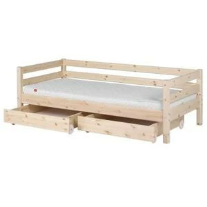 Кровать Flexa Classic с двумя ящиками, лакированная, 190 см