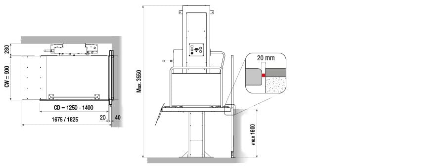 Подъемная платформа AREALIFT Домостеп ARCH-00071671 - Вид №7