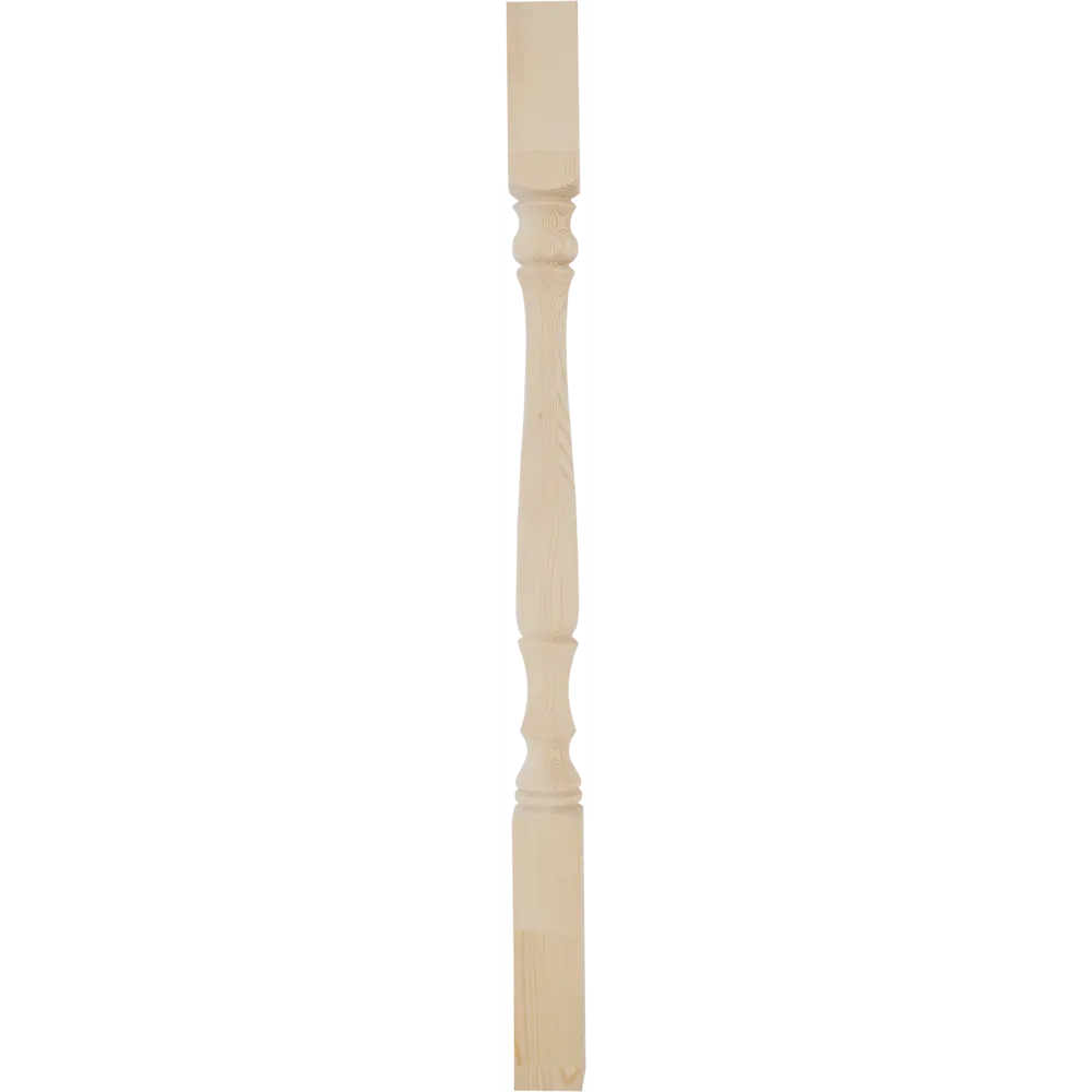 Балясина сращенная хвоя сорт Экстра гранёная 60x60x900 мм 83850902 STLM-2036988 Santreyd Гранёный - Вид №2