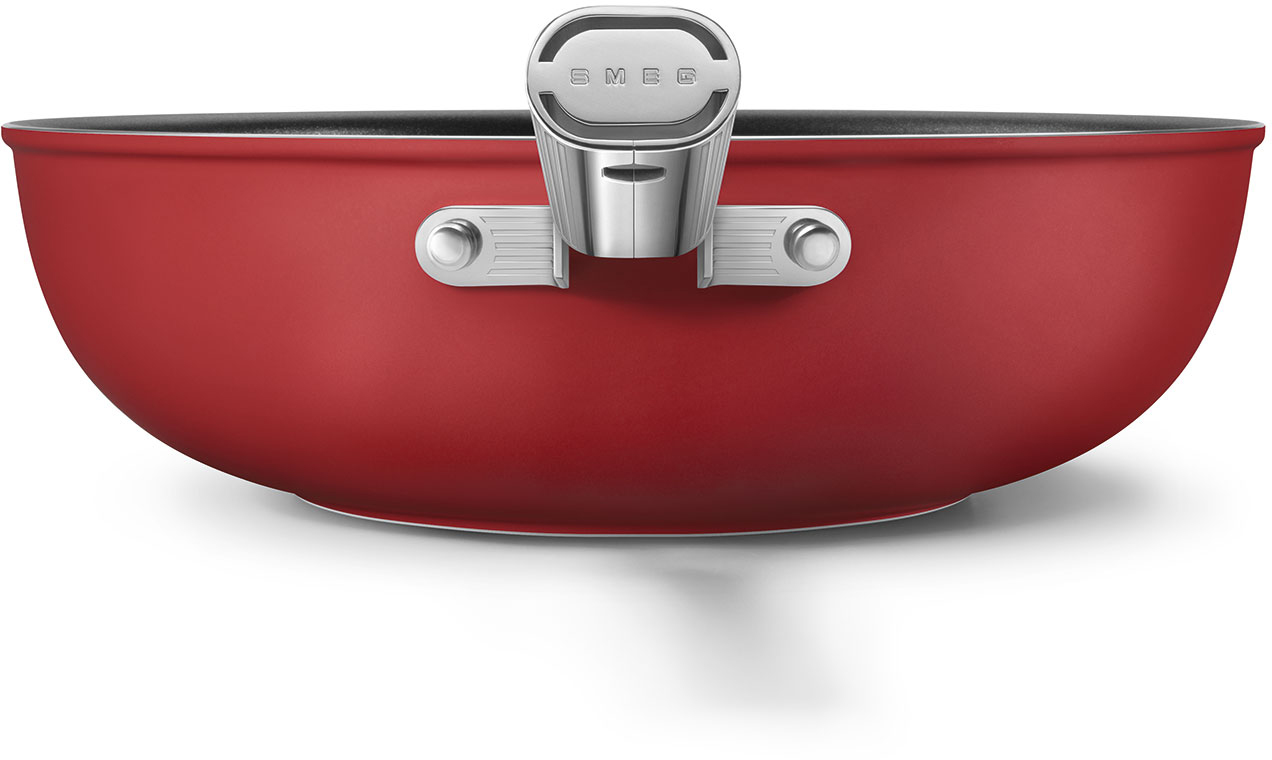 CKFW3001RDM Посуда / сковорода wok 30 см, красная SMEG  - Вид №5