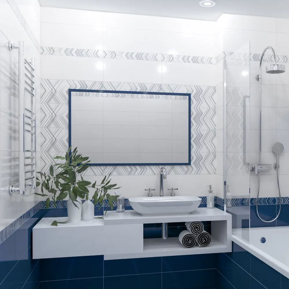 Плитка настенная Azori Festa 20.1x50.5 см 1.52 м² цвет бежевый 82472923 STLM-2181280  - Вид №6