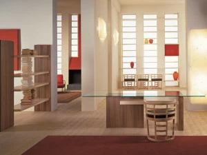 Morelato Прямоугольный стеклянный стол Cartesia Art. 5707