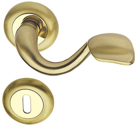 Pasini Ручка из латуни на розетке с замком Keope 3211  - Вид №2