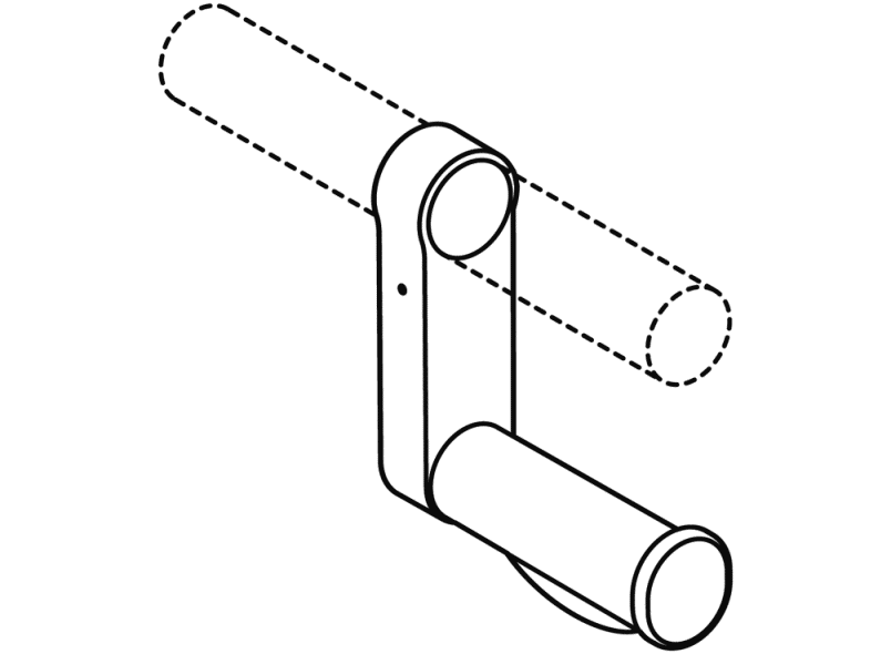 801.50B010 Держатель рулона туалетной бумаги в комплекте HEWI Edition matt | Polyamid  - Вид №7