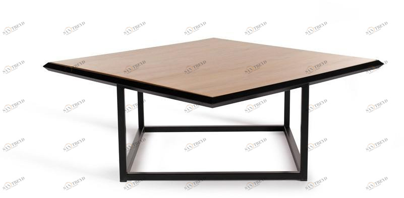 Deadgood Низкий квадратный стальной журнальный столик  Tu1 