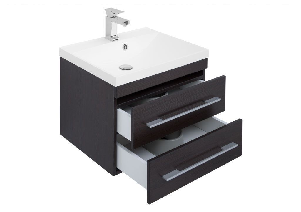 Комплект мебели для ванной Aquanet Нота NEW 58 венге (камерино) 00230292 - Вид №3