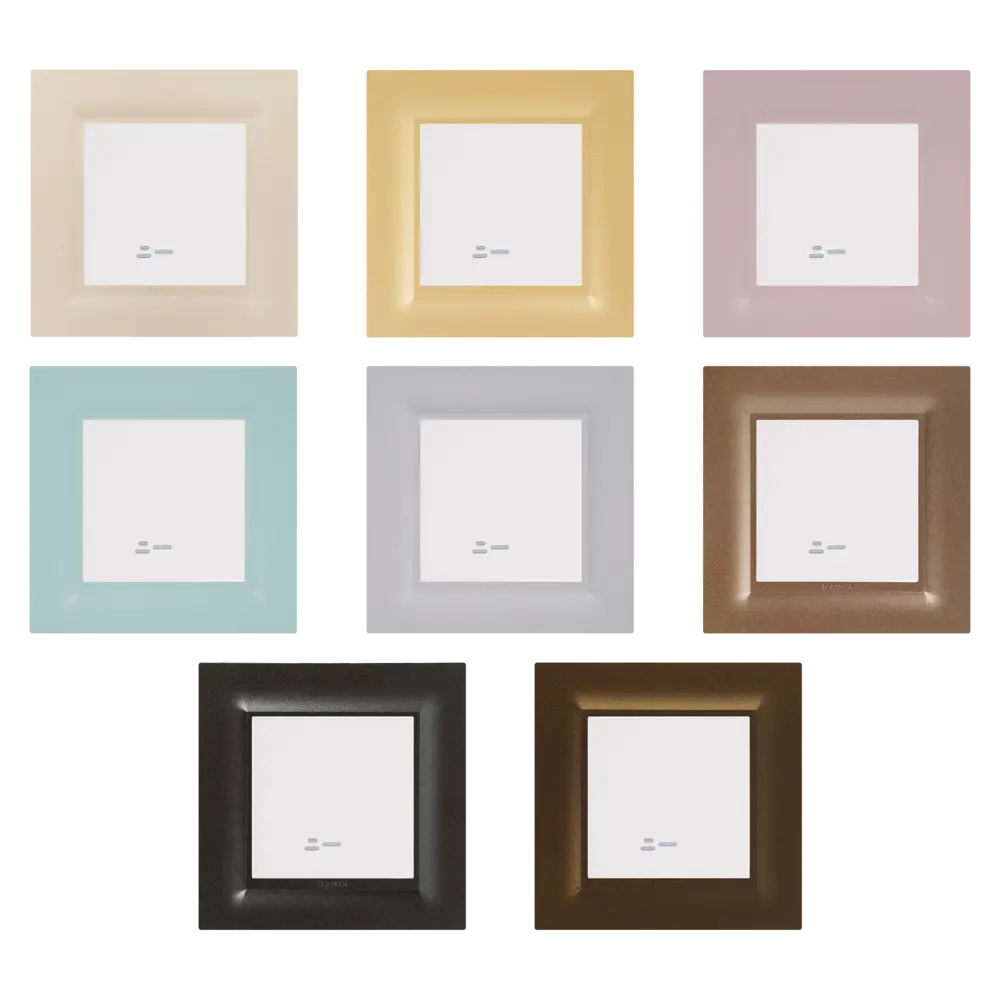 Выключатель проходной встраиваемый Legrand Structura 1 клавиша с подсветкой цвет белый STLM-2211946 - Вид №1