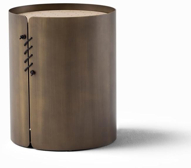 AMURA Журнальный столик с основанием из листового металла и деревянной столешницей Setacci sun-id-1402562 - Вид №1