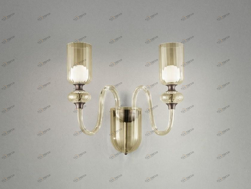 Sylcom Настенный светильник из дутого стекла Candel 2700