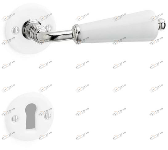 THPG Фарфоровая ручка на розетке с розеткой  179969 