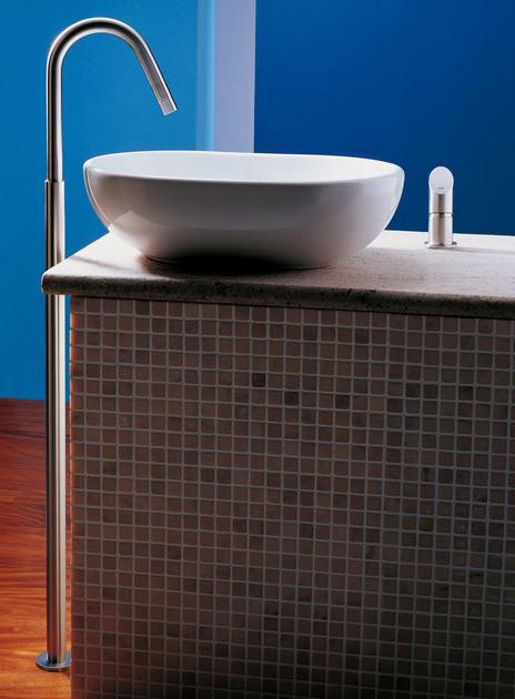 MGS Смеситель для раковины напольный однорычажный из нержавеющей стали Contemporary sun-id-1438400 - Вид №3