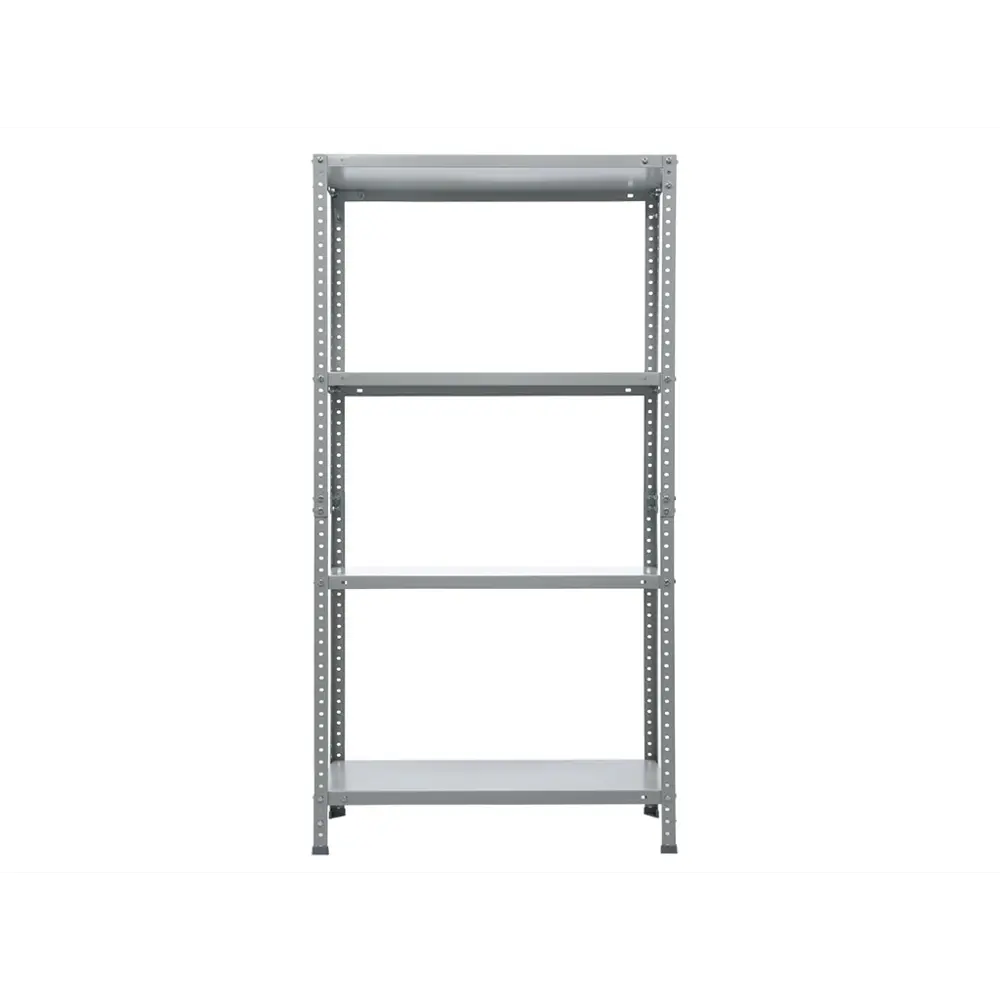 Стеллаж металлический 4 полки 145x75x30 см LC 15KD/4 цвет темно-серый нагрузка на полку 30 кг 89377055 STLM-2111214 Santreyd  - Вид №1