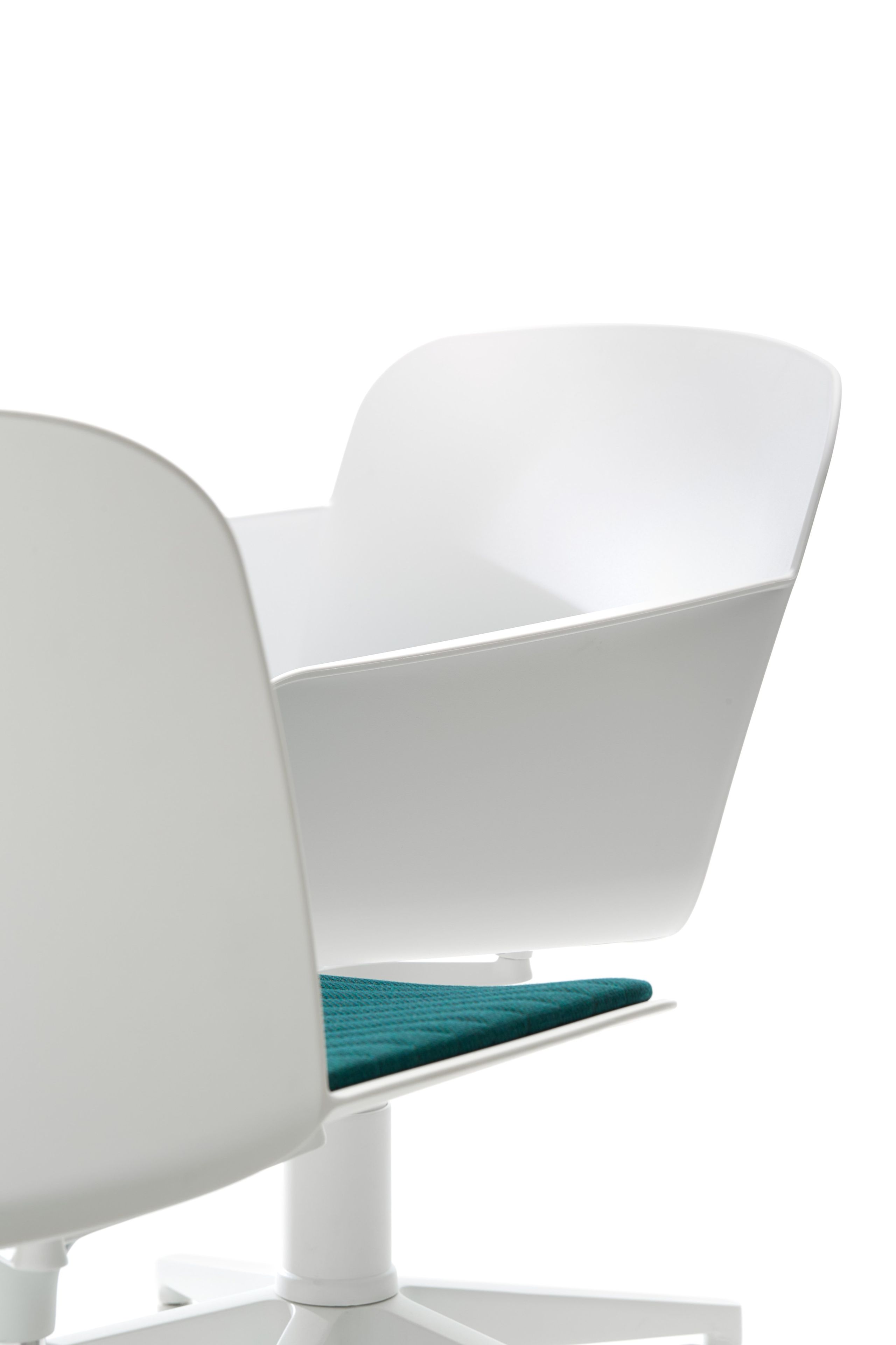 Офисное кресло из полипропилена с 5 спицами VAGHI свободный стул ARCH-00129259 - Вид №3