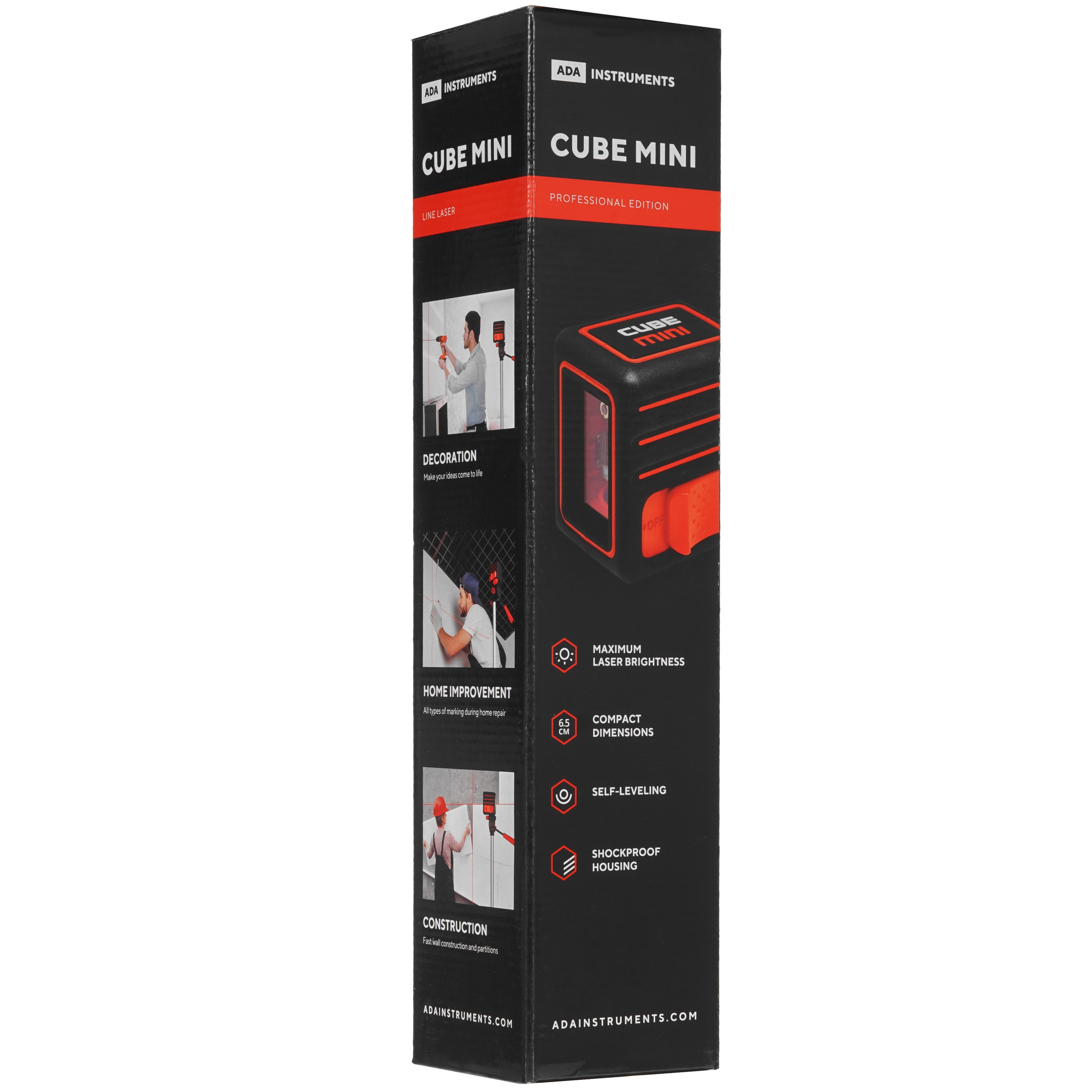 Лазерный нивелир ADA Cube MINI Professional Edition 1040611 STDN-0032518 - Вид №10