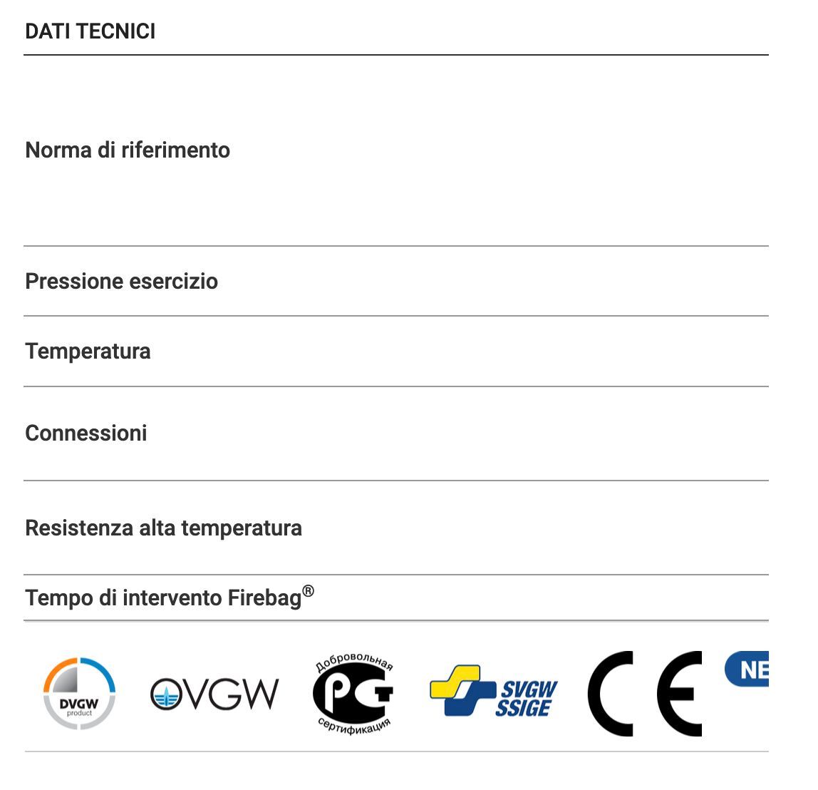 Прямой клапан с резьбой Firebag® для газовых приборов и шлангов TECO G2 ARCH-00098544 - Вид №4