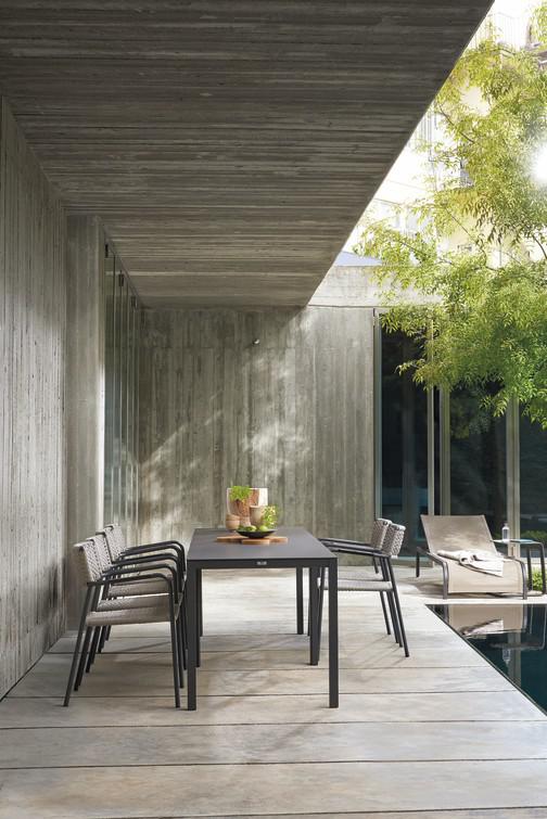 Стул лава веревка 11мм бронза Manutti Echo MNST585 - Вид №8