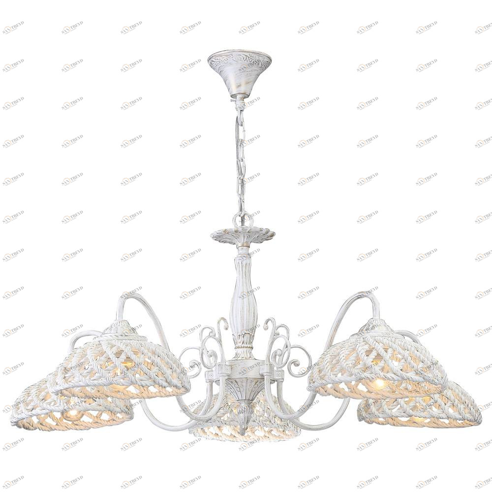 Подвесная люстра Arte Lamp Twisted A5358LM-5WG ARTE LAMP ДИЗАЙНЕРСКИЕ, TWISTED 056640 Белый 