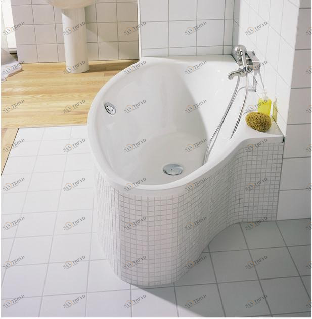 Bette Асимметричная ванна из эмалированной стали  6052/6053 