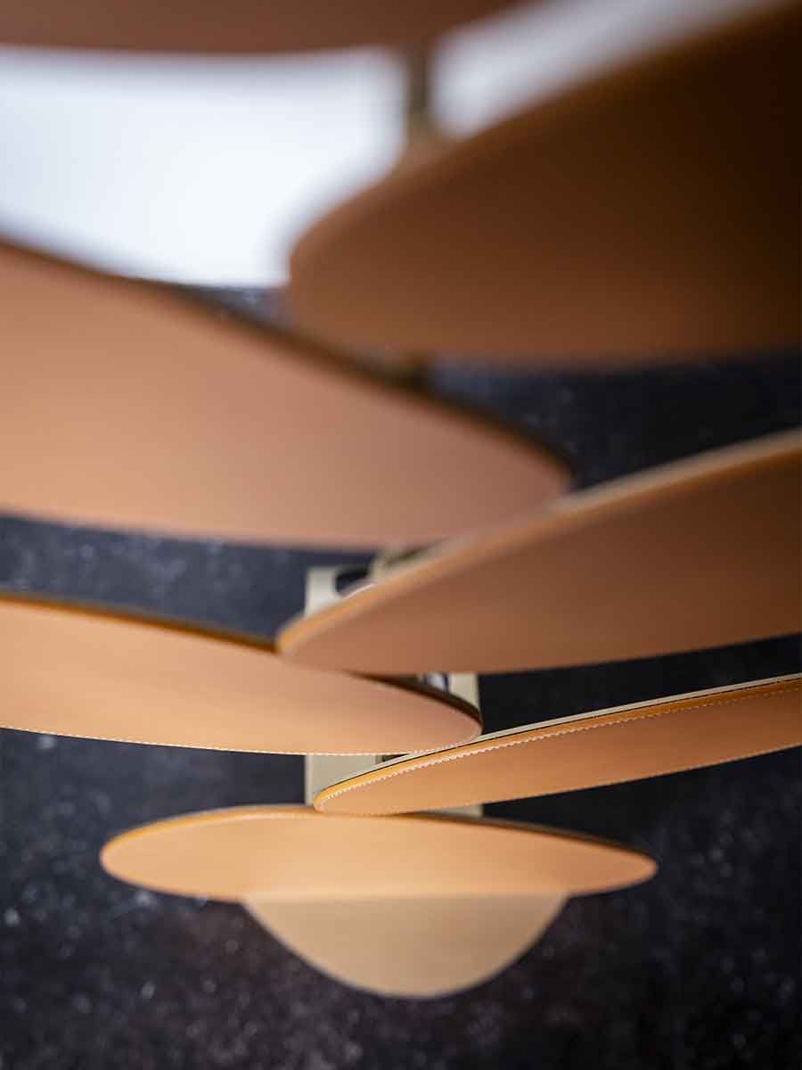 Торшер с кожаным декором Poltrona Frau коллекция-мебель и аксессуары ARCH-00141094 - Вид №2