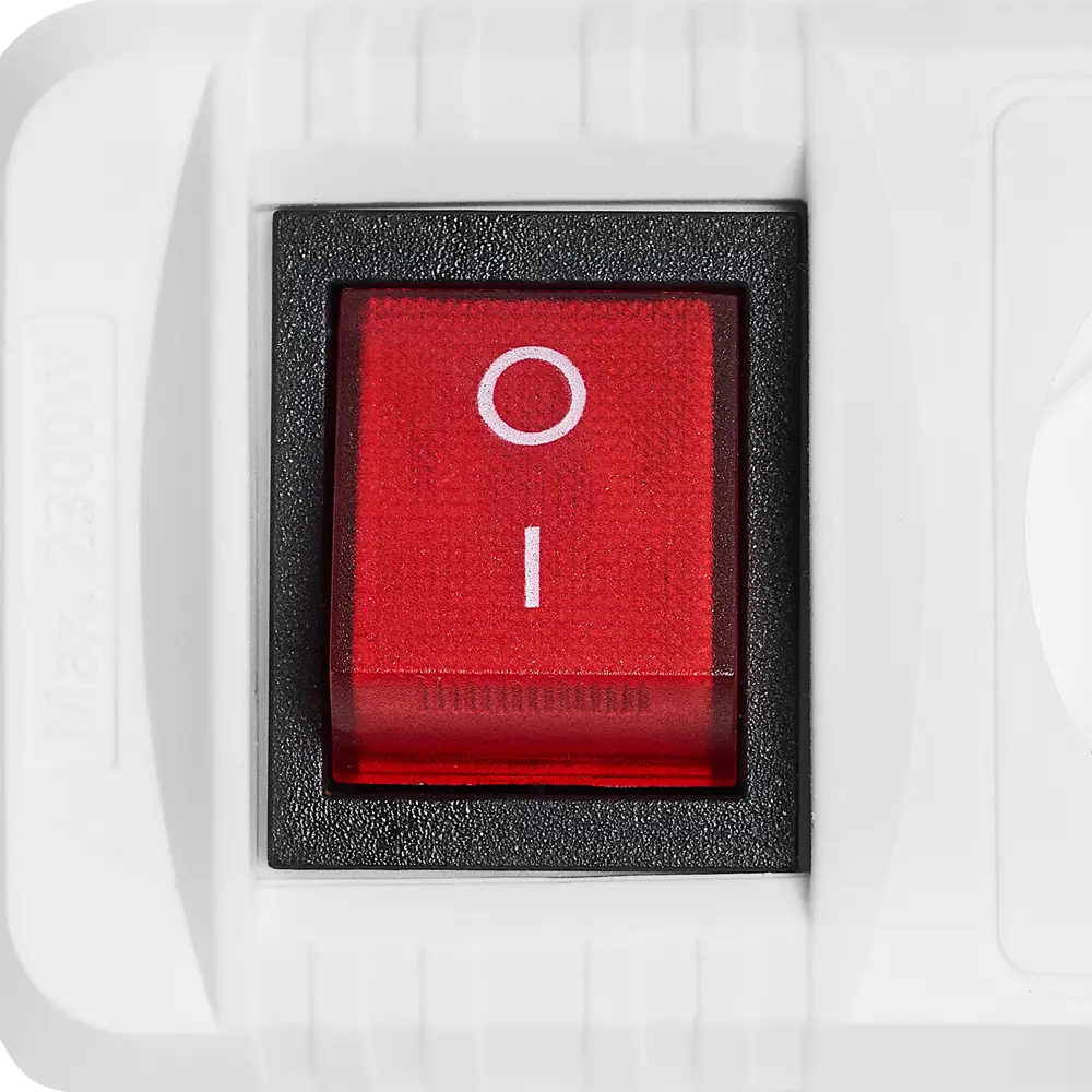 Удлинитель бытовой Skybeam 3x0.75 3 м 3 розетки с заземлением 2300 Вт с выключателем цвет белый STLM-2186439 - Вид №2