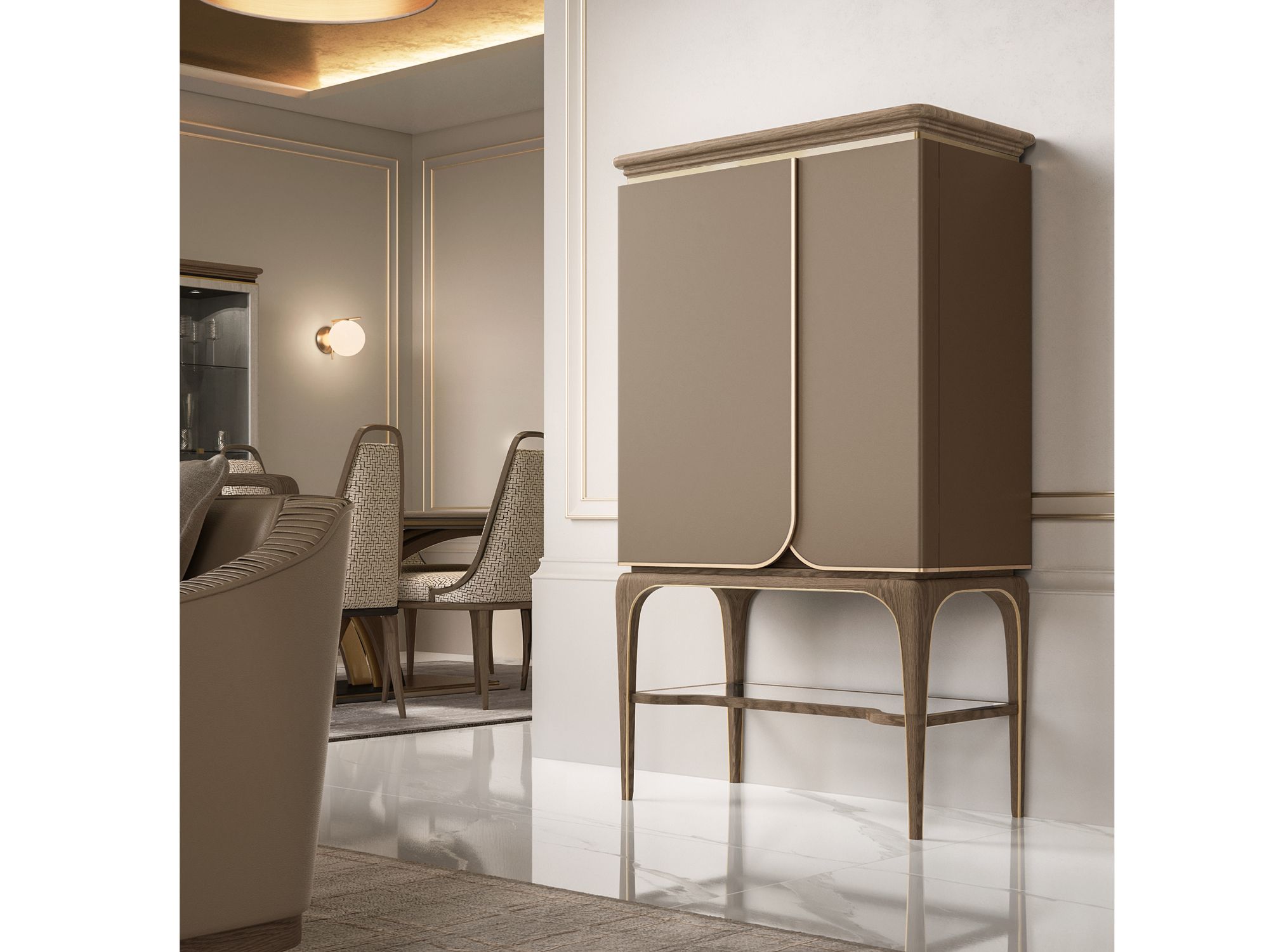 Деревянный барный шкаф A.R. Arredamenti Александр ARCH-00047866