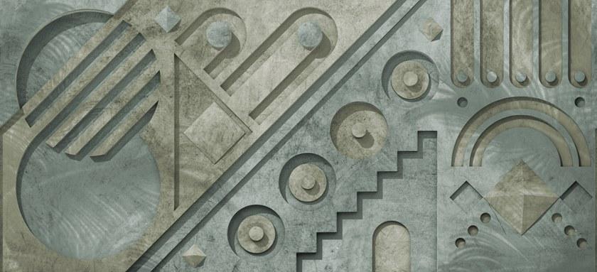 Wall&decò Геометрические обои Contemporary wallpaper 2018 sun-id-1363062 - Вид №2