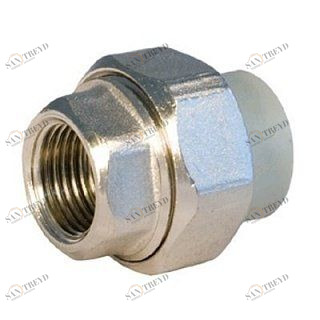 Муфта FV-PLAST с переходом на металл разьемная с ВР 20х1/2" 236020