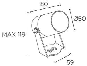 LEDS C4 Светодиодный проектор для улицы из нержавеющей стали sun-id-1431729 - Вид №6