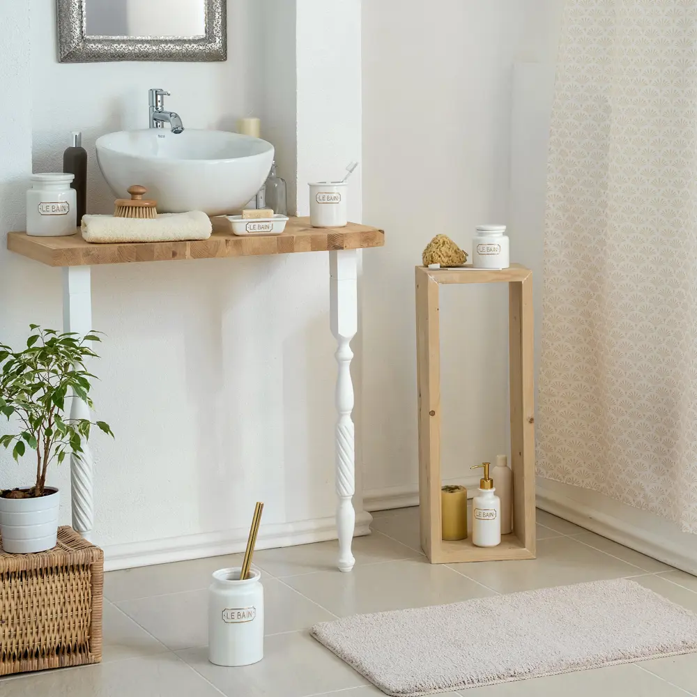 Мыльница Wess Le Bain Blanc керамика цвет белый STLM-2137612 - Вид №10