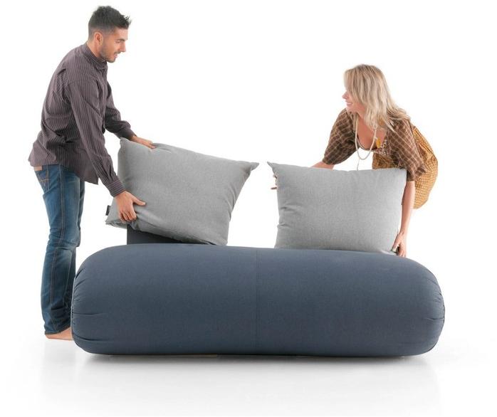 Lago Двухместный диван / матрас из хлопкового футона Chama sun-id-1513095 - Вид №1